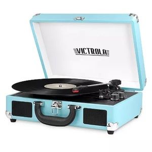 Victrola Journey Bluetooth Suitcase Record Player with 3-speed Turntable